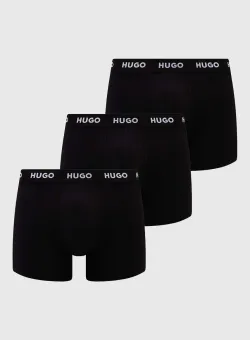 HUGO boxeri 3-pack bărbați, culoarea negru 50492348