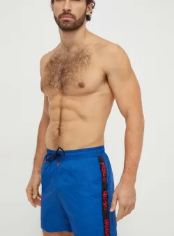 HUGO pantaloni scurți de baie culoarea bleumarin 50500973