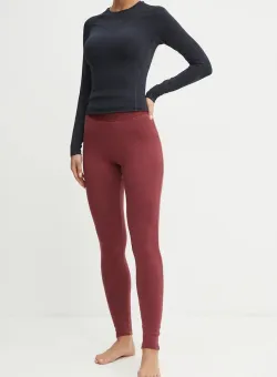 Icebreaker jambiere funcționale Merino 260 Tech culoarea rosu, IB10439201C1