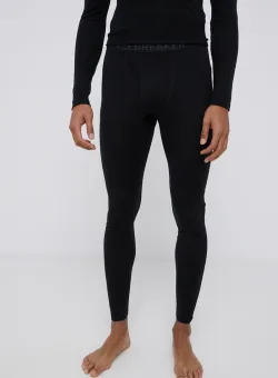 Icebreaker Lenjerie de corp functionala din lână culoarea negru