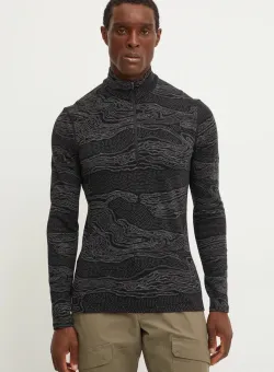 Icebreaker longsleeve funcțional Merino 260 Vertex culoarea negru, IB0A573801W1