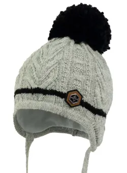 Jamiks caciula copii BIBI culoarea gri