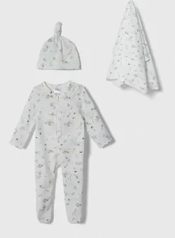 Jamiks compleu bebe culoarea alb