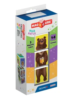 Joc de constructie magnetic Magic Cube, People Animals