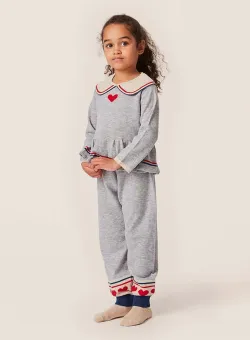 Konges Sløjd bluza copii culoarea gri