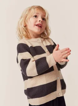 Konges Sløjd cardigan copii culoarea bej, light