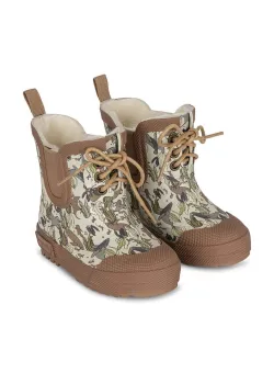 Konges Sløjd cizme copii culoarea bej