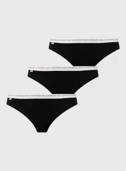 Lacoste chiloti 3-pack culoarea negru