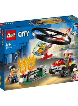 LEGO® City - Interventie cu elicopterul de pompieri (60248)