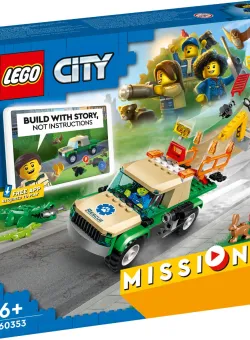 LEGO® City - Misiuni de salvare a animalelor salbatice (60353)