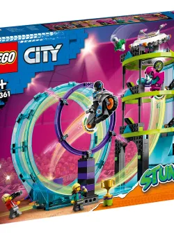 LEGO® City Stuntz - Provocarea suprema de cascadorii pe motocicleta (60361)