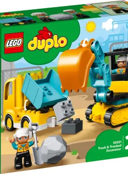 LEGO® DUPLO® - Camion si excavator pe senile (10931)