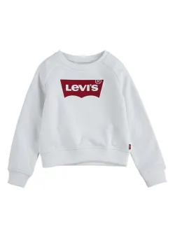 Levi's Bluză copii culoarea alb, cu imprimeu