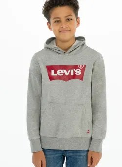 Levi's Bluză copii culoarea gri, cu imprimeu