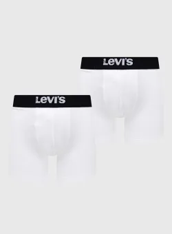 Levi's boxeri 2-pack barbati, culoarea alb