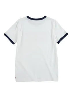 Levi's Tricou copii culoarea alb, cu imprimeu
