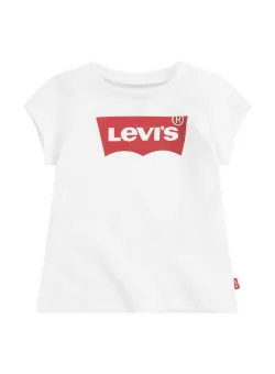 Levi's Tricou copii culoarea alb