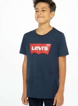 Levi's Tricou copii culoarea albastru marin, cu imprimeu