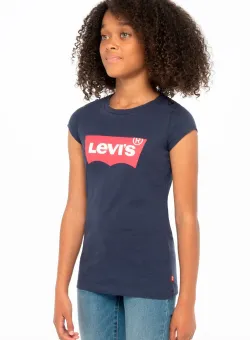Levi's Tricou copii culoarea albastru marin