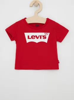 Levi's Tricou copii culoarea rosu, cu imprimeu