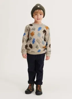 Liewood hanorac de bumbac pentru copii culoarea bej, modelator