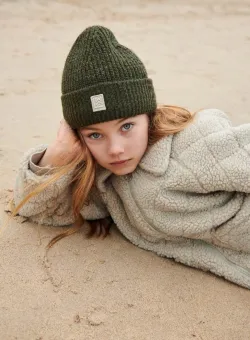 Liewood șapcă de lână pentru copii culoarea maro, de lana