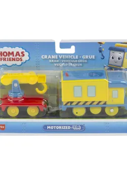 Locomotiva motorizata cu vagon, Thomas and Friends, Crane Vehicle Grue, HDY71