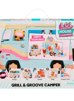 LOL Surprise Grill and Groove Camper, set de joaca