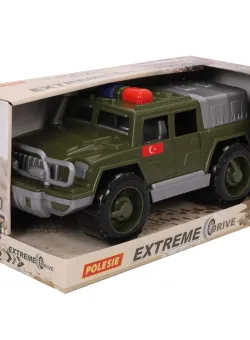 Masina de patrulare, Polesie, Extreme Drive, Verde, 30 cm