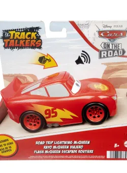 Masinuta cu sunete, Disney Cars, Road Trip Lightning McQueen, 14 cm, HFC53