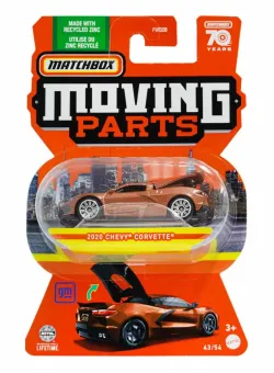 Masinuta Matchbox, Moving Parts, 2020 Chevy Corvette, 1:64, HLG28