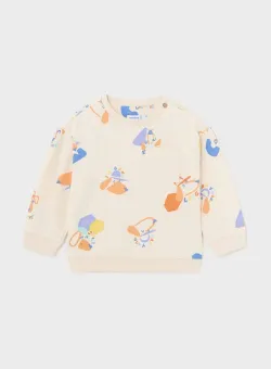 Mayoral bluza bebe culoarea bej, modelator