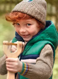 Mayoral caciula si fular copii culoarea maro