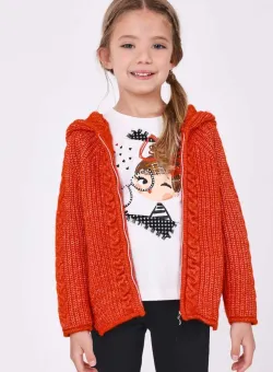 Mayoral cardigan copii culoarea rosu