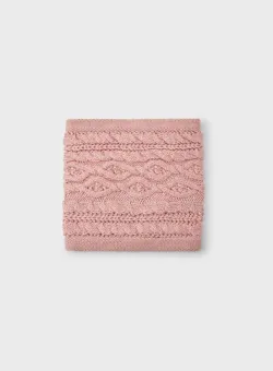 Mayoral fular circular copii culoarea bej, neted