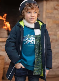 Mayoral geaca copii culoarea albastru marin