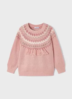 Mayoral pulover copii culoarea roz, călduros