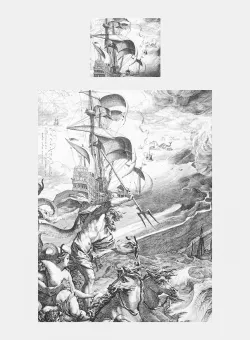 Medicine un set de lenjerie de pat din bumbac