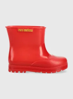 Melissa cizme copii WELLY BB culoarea rosu
