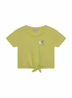 Michael Kors tricou copii culoarea galben