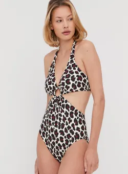 MICHAEL Michael Kors Costum de baie culoarea bordo, cupa rigidizata