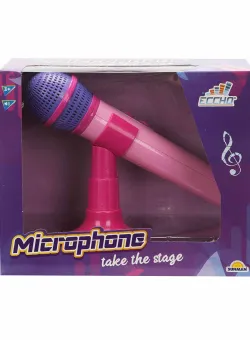 Microfon interactiv cu suport, Eccho, Roz