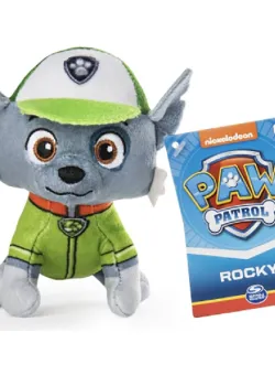Mini jucarie de plus, Paw Patrol, Rocky, 13 cm, 20121063