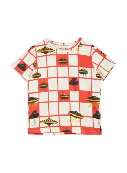 Mini Rodini tricou copii culoarea rosu, modelator