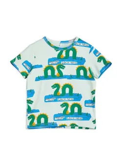 Mini Rodini tricou copii culoarea verde, modelator