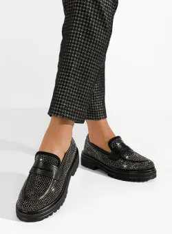 Mocasini cu talpa groasa Libre negri