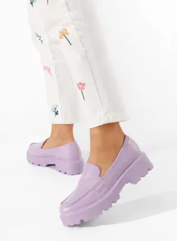 Mocasini dama Artea mov