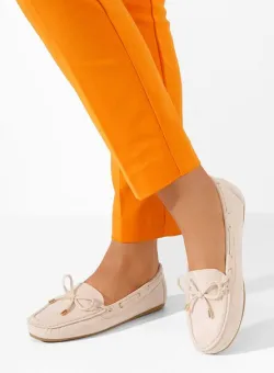 Mocasini dama Teazzura bej