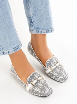 Mocasini dama Vallerano albi