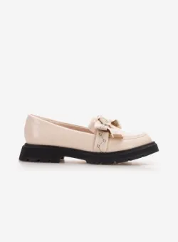 Mocasini fete Sophy bej